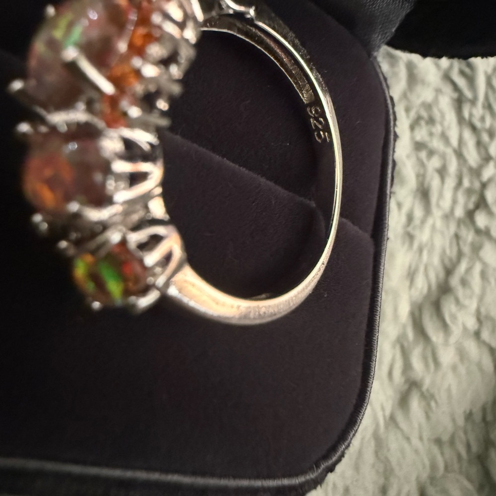 Fire Opal Ring - image 7